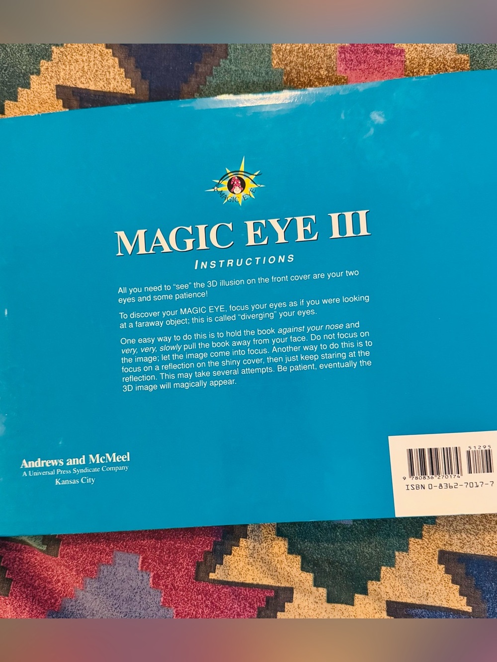 Magic Eye II 3D Illusions Art Book - Picture 2 of 3